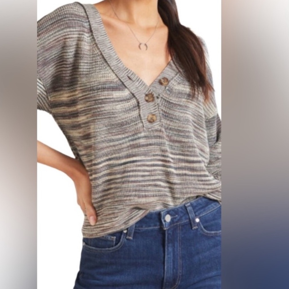 Free People Mercury Henley Sweater